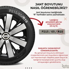 Kef Nissan Primera 15 Inç Uyumlu Jant Kapağı 4'lü Takım Renkli 2315