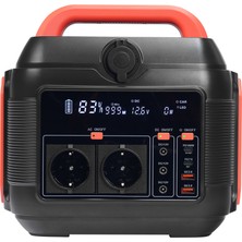 S-Lınk OPS600, 600W, 160.000MAH, 576WH, LED Lambalı, Saf , Çok Çıkışlı, LCD Göstergeli, Taşınabilir Güç Kaynağı