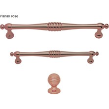 Hafele Gain Düğme Kulp Rose Parlak Renkli 25MM