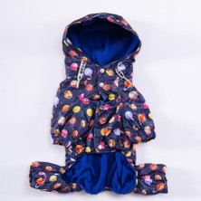 Pawstar Planetfood Polarlı Su Geçirmez Orta-Büyük Irk Köpek Yağmurluk Tulum