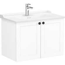 Vitra Root Classic Kapaklı Lavabo Dolabı 80 cm Mat Beyaz 68722