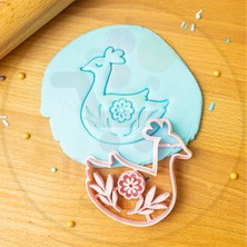 Bi'şeyler Sepeti Halk Kuğu Kurabiye Kalıbı