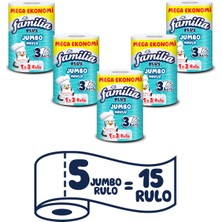 Familia Plus Jumbo Kağıt Havlu 15'li Dev Rulo (1=3 , 45 Rulo)