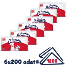 Familia 200'lü Peçete (6 Paket x 200 Yaprak)