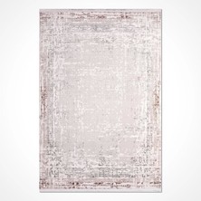 Ipek Mekik Halı Filiya 11256 Krem Modern Salon Halısı