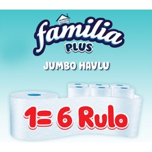 Familia Plus Jumbo Kağıt Havlu 6'lı Dev Rulo (1=6 , 36 Rulo)