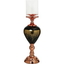 Vitale Amber Bronz Şamdan 47 cm AK.JE0005