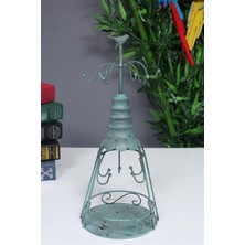 Vitale Antik Yeşil Kafes Mumluk AK.GE0044