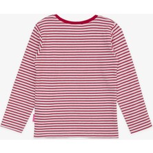 Breeze Kız Bebek Uzun Kollu Tişört Çizgili 9 Ay-3 Yaş, Fuşya