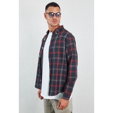 Edition Flanel Ekose Kışlık Gömlek Siyah