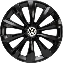 Kef Volkswagen 16 Inç Uyumlu Jant Kapağı 4 Lü Takım Siyah 1616