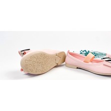 The Simple Luxury Kız Çocuk Pembe Ayakkabı Bantlı Babet