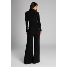 Laranor Önden Fermuarlı Tulum 42 - Siyah