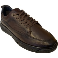 Slope Kahverengi Erkek Kışlık Ayakkabı  Deri Ortopedik 816