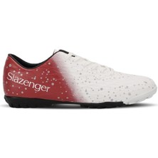 Slazenger Hanıa Hs Futbol Erkek Halı Saha Ayakkabı Beyaz / Kırmızı