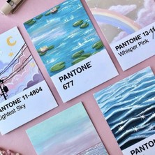 Poli Art Design Pantone 50 Postcards Scrapbooking Sanat Kartları