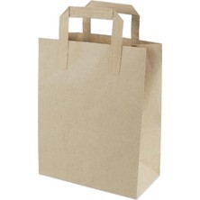 Mini Boy Kraft Kağıt Çanta 20X24X10CM 50 Adet
