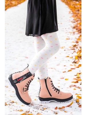Kiko Kids Fermuarlı Termo Taban Kız Çocuk Bot 623 Cilt