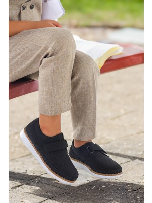 Kiko Kids Circum Nubuk Cırtlı Erkek Çocuk Okul Sünnet Ayakkabısı