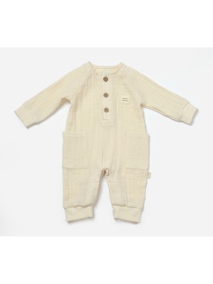 Baby Cosy BabyCosy Organik Müslin Cepli Salopet