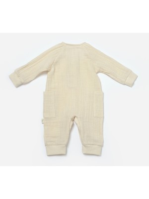 Baby Cosy BabyCosy Organik Müslin Cepli Salopet