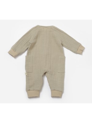 Baby Cosy BabyCosy Organik Müslin Cepli Salopet