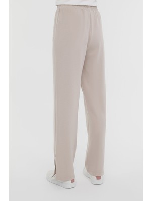 Lotto W-Andromeda Wıde Leg 3pr Bej Kadın Eşofman Altı