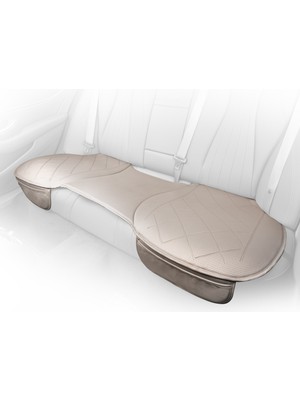 Otom Premium Koruyucu Arka Koltuk Minderi Yüksek Kalite Deri Isofix Uyumlu Ekstra Cepli