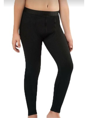 Tutku 0135 Termal Tayt 3 Adet Siyah Erkek Çocuk İç Giyim Polyester Viscose Elastan