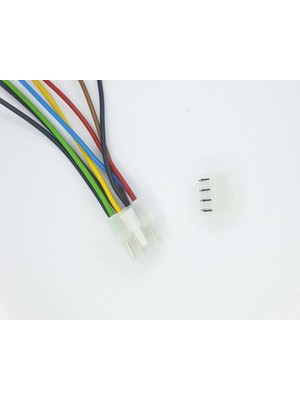 Sanec 4,20MM 8 Pin Kablolu Konnektör Takım 10CM - 0,50MM - Çift Taraflı