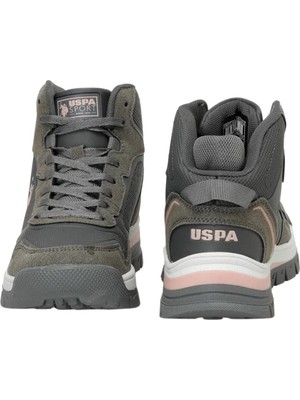 U.S Polo Assn. Sagan Hi 3pr Gri Kadın Outdoor Bot