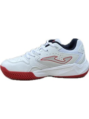 Joma Master 1000 Jr Beyaz Kırmızı Çocuk Tenis Ayakkabısı