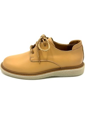Nostra Shoes Prego Bağcıklı Hakiki Deri Kadın Ayakkabı