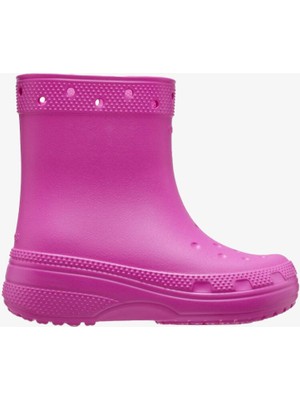Crocs Classic Boot T Çocuk Pembe Çizme 208545-6UB