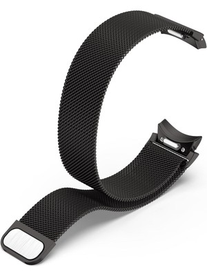 AktarMobile Galaxy Watch 6 40 / 44 mm Tam Uyumlu Mıknatıslı Hasır Metal Örgü Kordon Kayış Orijinal Pim