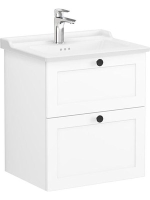 Vitra Root Classic Çekmeceli Lavabo Dolabı 60 cm Mat Beyaz 68848