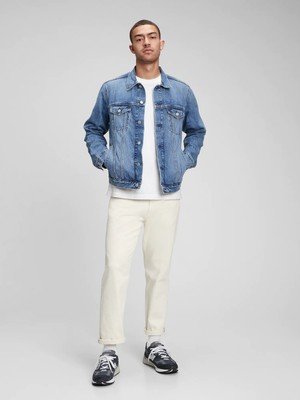 Gap Erkek Mavi Klasik İkon Denim Ceket