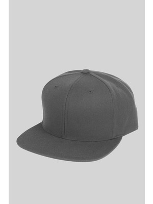 Külah Basic Street Snapback Hiphop Cap Gri Şapka