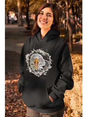 Fuddy Moda I'm Not Angry Yazılı Kapüşonlu Sweatshirt