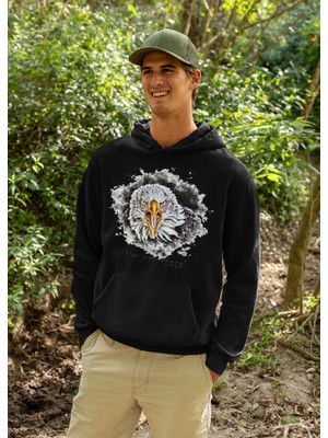 Fuddy Moda I'm Not Angry Yazılı Kapüşonlu Sweatshirt