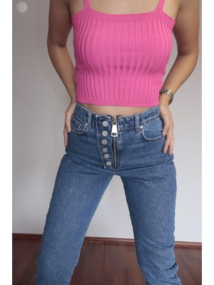 Fame Istanbul Düğme Detaylı Jean