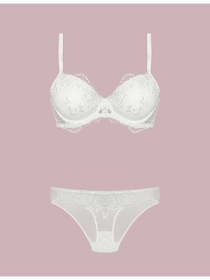 Nurteks 4385 Dantelli Sütyen Takımı