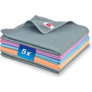 Premium Mikrofiber Ekstra Kalın Cam Bezi 5'li Set 40X40