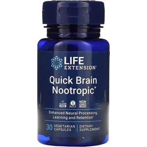 Life Extension Quick Brain Nootropic 30 Vegetarian Capsules