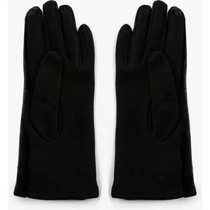 Eldiven Süet Görünümlü Boncuk Işlemeli