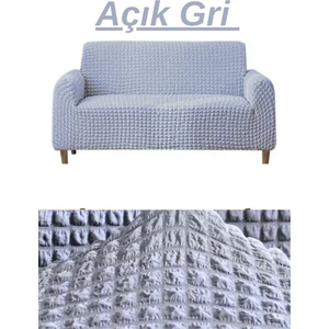 Bürümcük 3 Kişilik Koltuk Örtüsü Boydan Eteksiz Streç Esnek Lastikli Çekyat Kanepe Kılıfı. Heytgah Koltuk Örtüsü.