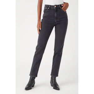 Slim Fit Dar Kesim Yüksek Bel Siyah Esnek Walker Jean Denim Kot Pantolon