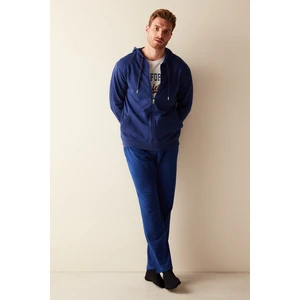 Erkek Düz Lacivert Sweatshirt