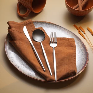 Hamburg 72 Parça Çatal Kaşık Bıçak Takımı Gümüş