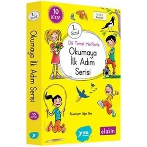 1. Sınıf Dik Temel Harflerle Okumaya Ilk Adım Seti 10 Kitap